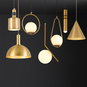 Lampada a sospensione per interni moderna in alluminio bianco LED 3000K cura occhi per camera da letto e soggiorno di medie dimensioni - Product Image 1