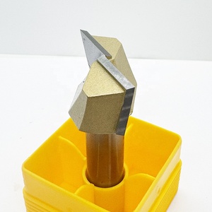 Mata <span class=keywords><strong>Router</strong></span> lurus Shank 1/2 "1/4",-mata bor bawah dapat disesuaikan pembersih & penggilingan CNC - Product Image 4