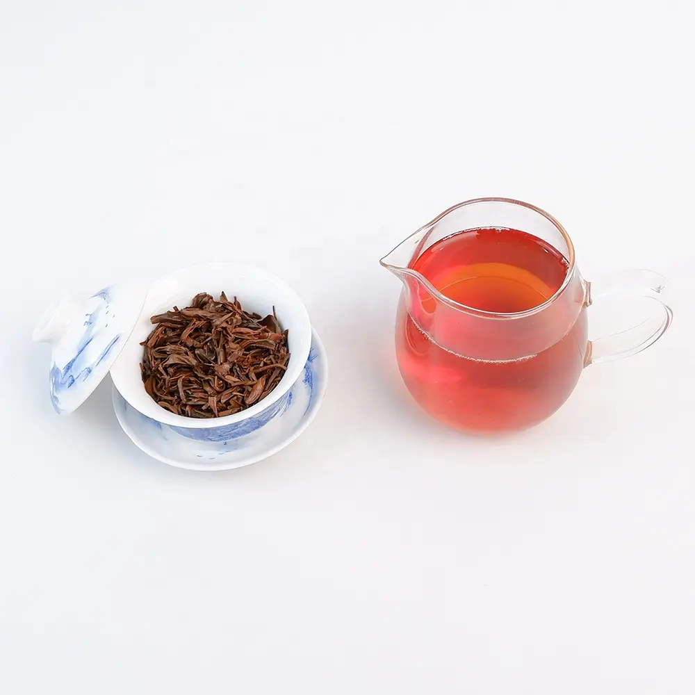 El Jardín de té natural de marca propia elige el té negro Jinjunmei chino a granel de alta calidad