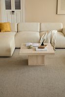 Voxhome Light Table basse centrale de luxe Table basse carrée de designer Design minimaliste moderne pour le salon
