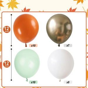 Kit d'<span class=keywords><strong>arche</strong></span> <span class=keywords><strong>de</strong></span> ballons en latex <span class=keywords><strong>de</strong></span> 35 pièces/ensemble, 12 pouces, orange rétro, <span class=keywords><strong>vert</strong></span> <span class=keywords><strong>menthe</strong></span>, or métallique, pour décorations <span class=keywords><strong>de</strong></span> fête <span class=keywords><strong>de</strong></span> Thanksgiving et <span class=keywords><strong>de</strong></span> récolte - Product Image 2