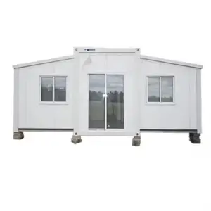 Luxury 2-Bed Mobile Expandable Container House Prefab Luxury Villa Customized Living Container with Steel Material Sale