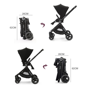 รองรับ OEM/ODM โครงอะลูมิเนียมแบบพกพา เบาะนั่งพับได้สองทิศทาง พับง่าย รับน้ำหนักได้ 20 กก. สำหรับเด็กอายุ 0-3 ปี - Product Image 4