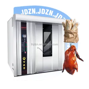 Baking Bakery Bread Double Rotary Rack Ovens Chinese Supplier
