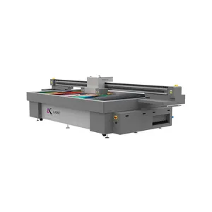 Printer UV Flatbed produktivitas tinggi mesin cetak UV Format besar mesin cetak 3320 UV pada kaca kayu plastik