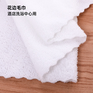 Chiffon de nettoyage en microfibre Fan Xin Warp Knitted 30x70cm, usage industriel, blanc, bords coupés - Product Image 1