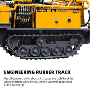 100 मीटर, 150 मीटर, 200 मीटर, 300 मीटर, 350 मीटर, 600 मीटर स्टील क्रॉलर ने डीजल खदान पानी की अच्छी तरह से ड्रिलिंग रिग मशीन फैक्ट्री की कीमत - Product Image 4