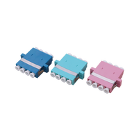 Adaptateur optique basse perte FTTH SC/LC/FC/ST/MPO Type Femelle APC/UPC 2 hybrides à bride optique SM MM OM3 OM4 OM5 Duplex