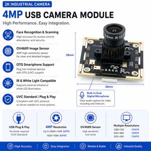 Module de caméra USB 2.0 OEM 720P 120FPS UVC à mise au point manuelle, <span class=keywords><strong>objectif</strong></span> grand angle OV4689 4MP - Product Image 4