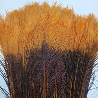 Plumes de paon rose de carnaval, vente en gros, 28-32 pouces