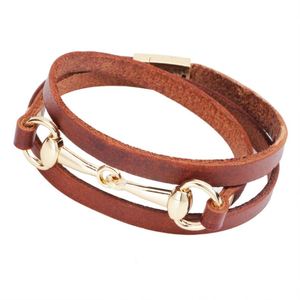Couple <b>Leather</b> <b>Bracelet</b> Best Seller Bulk Order Discount Holiday Gift for Women Rose Gold Tone - Product Image 2