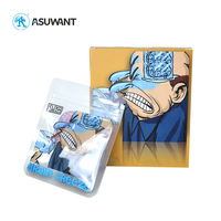 Sachets Mylar personnalisés avec logo, 3,5 g, en forme spéciale, pour bonbons, emballage holographique, pré-fabriqués, 3,5 g
