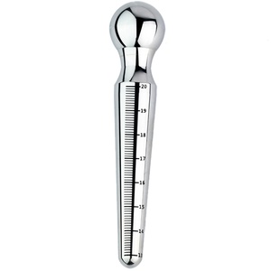 FRRK Masajeador de Próstata de Acero Inoxidable con Bolas y Gránulos, Columna de Acero, Doble Cabeza, Multifunción - Product Image 1