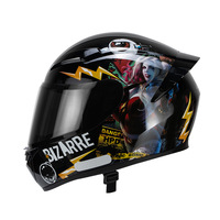 Casque de sécurité intégral en ABS pour moto/véhicule électrique, ajustement universel quatre saisons