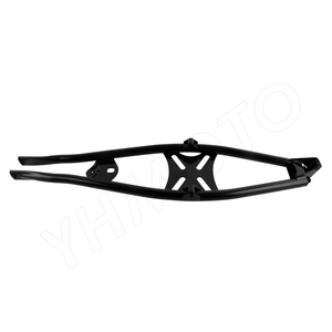 Sangle de renforcement supérieure du cadre arrière YHMOTO pour Simson S50 S51 S70, revêtement poudré noir - Product Image 5