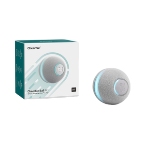 Cheerble 스마트 고양이 장난감 공 친환경 실내 대화 형 애완 동물 훈련 자동 롤링 새끼 고양이를위한 현대적인 스타일 - Product Image 1