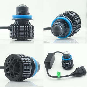 Proyector LED faro lente led luces antiniebla blanco amarillo verde H7 LED faro bombilla H11 9005 focos LED faros luces LED para coche - Product Image 5