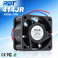 Ventilateur axial 414JR DC 24V 40mm 4025 sans balais 13000 tr/min à roulement à billes pour ventilation d'armoires industrielles et onduleurs
