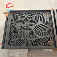 Panneaux décoratifs découpés au laser sur mesure SHENGJIE, en métal aluminium, écran d'intimité extérieur, façade extérieure