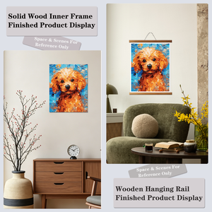 Wholesale DIY Canvas Home Wall Decoration Paint by Numbers Teddy Dog Pattern Adult Beginners and Children Manufacturer - Product Image 6