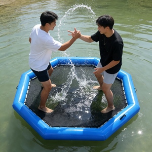 Plataforma Flotante de Lujo con Puntos de Anclaje para Toldo, Base Inflable para Refugio Solar en <span class=keywords><strong>Lago</strong></span> - Product Image 2