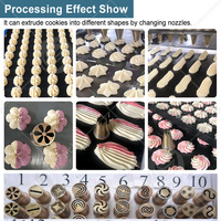 Machine à biscuits automatique multifonctionnelle, déposeuse de biscuits, machine à biscuits à découpe filaire, machine à macarons commerciale