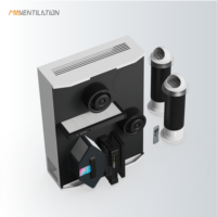 Systèmes HVAC MIA muraux HRV ERV pour chambre à coucher, VMC double flux, HRV pour pièce unique, Wifi, PM2.5, CO2, TVOC, élimination des bactéries