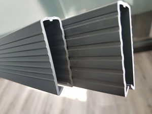 Простая установка 5 мм Толстая вертикальная полоса анти-УФ 3D Privacy PVC садовые ограждения панели жесткие ПВХ 3D панели конфиденциальности планки экрана - Product Image 3