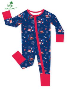 ชุดนอน<span class=keywords><strong>เด็ก</strong></span>อ่อน<span class=keywords><strong>ส</strong></span>ำหรับวันประกาศอิ<span class=keywords><strong>ส</strong></span>รภาพของจีน ผ้าไผ่เนื้อบางเบาสำหรับฤดูร้อน เห<span class=keywords><strong>ม</strong></span>าะ<span class=keywords><strong>ส</strong></span>ำหรับเด็กที่เป็นผื่นคัน ขายส่ง - Product Image 2