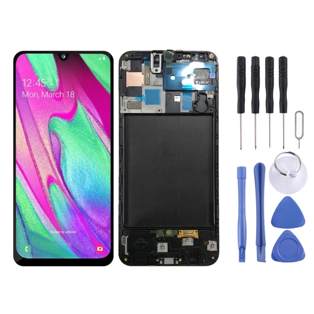 Original New LCD Screen and Digitizer Full Assembly Mobile Phone LCDs for Samsung Galaxy A50 SM-A505F Screen