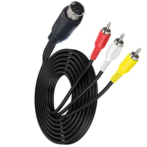 Mini Din to Rca <b>Cable</b> Custom S Video 8 9 10 PIN MINI DIN to 3 RCA 6 RCA Splitter AV <b>Cable</b> <b>for</b> DVD Player - Product Image 2