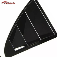 Accessoires de voiture Extérieur ABS Fenêtre latérale arrière Persiennes Volet de fenêtre Scoop Vent Cover pour Mercedes-Benz W205 2015-2021