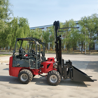 FL1000 Vollhydraulischer Gabelstapler 4WD für die Handhabung von Bienenstöcken im unwegsamen Gelände