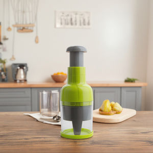 Push-Press <span class=keywords><strong>picadora</strong></span> <span class=keywords><strong>de</strong></span> verduras manual para cebollas, ajo, hierbas, perejil, Chile, nueces, Molinillo, herramientas manuales para frutas y verduras - Product Image 1