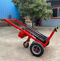 Carretilla Elevadora Eléctrica Tiger Trolly para Construcción, Capacidad de Carga 300 kg, Autopropulsada, con Almacenamiento Automático y Elevación de Palets