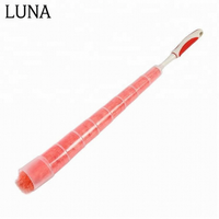 Plumeau coloré à long manche - Poils en microfibre doux pour le nettoyage domestique, brosse à poussière multicolore pour meubles et stores