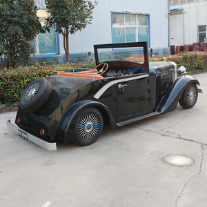 Vehículo Eléctrico Clásico de Lujo Personalizado para Adultos, 4 Ruedas, 2 Asientos, Baja Velocidad, Vehículo de Transporte Especial, 5000W, Frenos de Disco - Product Image 3