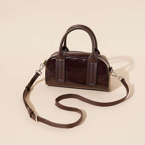 Sac rétro pour femme en cuir véritable personnalisé 2026, sac à main de haute qualité, sac à bandoulière pour femme - Product Image 5