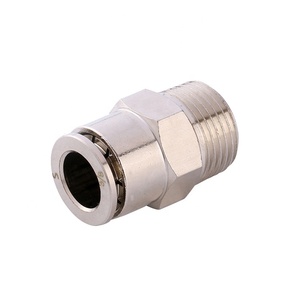 Diseño Simple serie <span class=keywords><strong>MPC</strong></span> un toque neumático conector rápido de tubo recto montaje de latón - Product Image 2