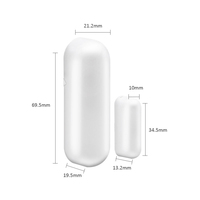 Capteur de porte/fenêtre MD-211R 433mhz 868mhz, 10 pièces, détection d'ouverture/fermeture de porte pour systèmes d'alarme domestique Focus Meian ST-IIIB ST-VGT HA-VGW