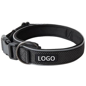 Accesorios para mascotas Rarewe, Collar para perro, logotipo personalizado, Collar de nailon acolchado reflectante de lujo para perro, Collar táctico para <span class=keywords><strong>Labrador</strong></span> <span class=keywords><strong>Retriever</strong></span> - Product Image 1