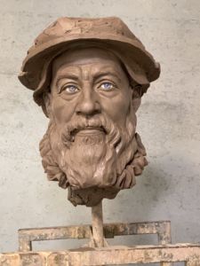 Statue d'ébauche en argile à tête personnalisée de taille <span class=keywords><strong>LIife</strong></span> réaliste élevée - Product Image 2