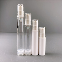 Échantillon Gratuit 5ml 10ml 15ml Flacon Pompe Airless en Plastique pour Crème Fond de Teint Liquide Portable Vaporisateur Cosmétique