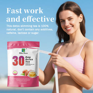 30 दिनों का वजन कम करना तेज प्राकृतिक हर्बल चाय डिटॉक्स स्लिमिंग चाय बैग फ्लैट पेट पीच स्वाद चाय - Product Image 3