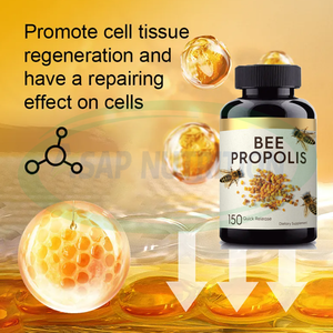 תוסף תזונה של Ausreson, סיבים תזונתיים, טבליות פרופוליס דבורים, מחיר, תמיכה חיסונית, חלבון בתפזורת, טבליות פרופוליס 500 מיליגרם - Product Image 2