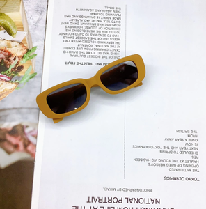 European American Retro Fashion Children's <b>Sunglasses</b> Small Square Full Rim Frame UV400 Lenses Sample Making Service Wholesale - Product Image 5