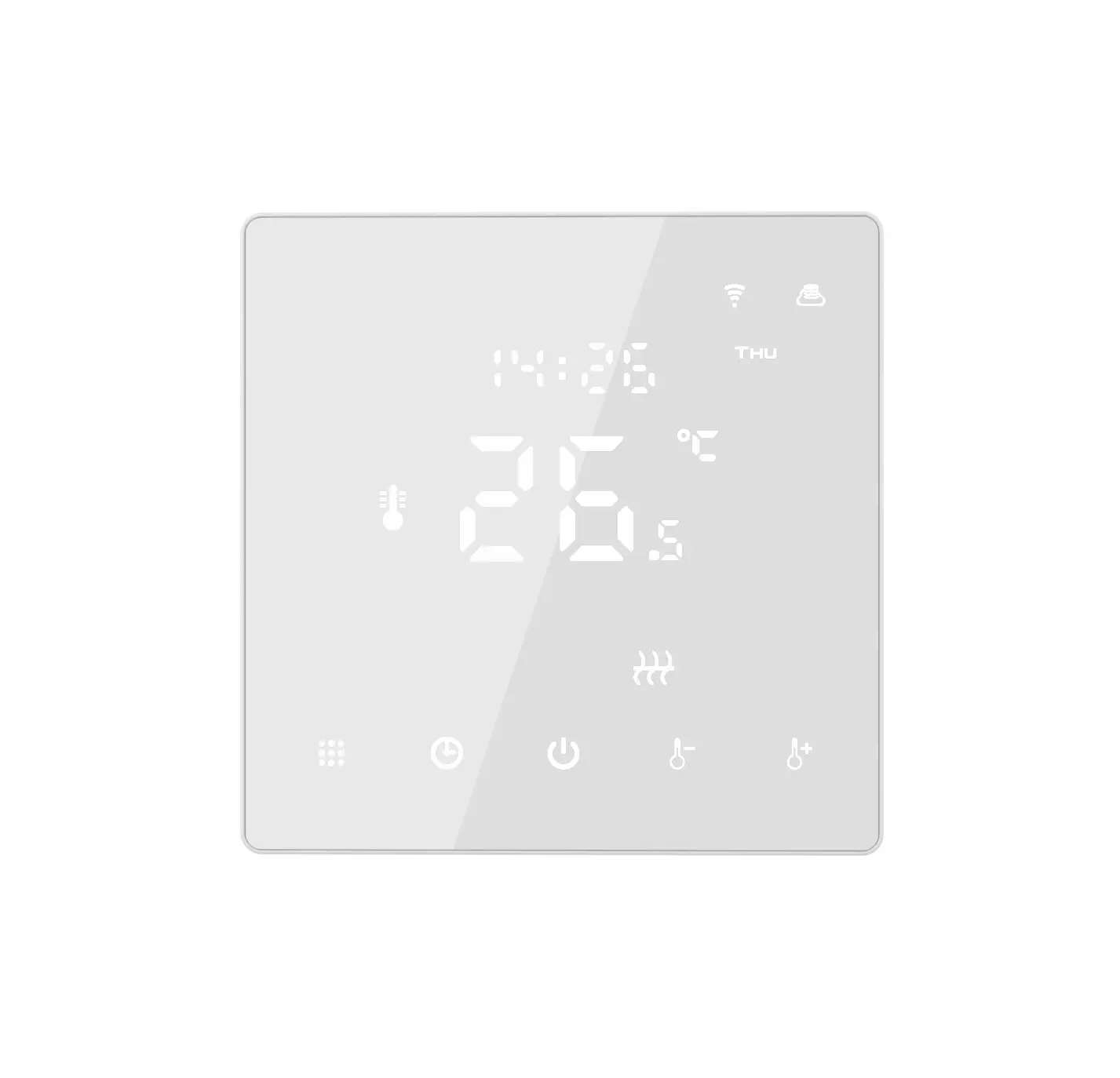 Prix d'usine Thermostat programmable intelligent Thermostat de chauffage par le sol électrique Thermostat d'ambiance WiFi