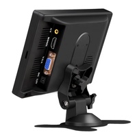 Monitor input AV portabel 7 inci, Monitor Mini layar HD 1080P VGA 1024x600 VGA/AV untuk Raspberry Pi/Laptop/kamera keamanan/CCTV