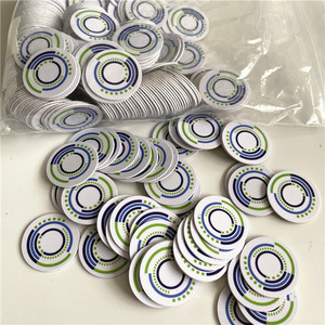 Étiquette NFC 213 215 216 424 Type 2 DNA, URL encodée, 25 mm, anti-métal, PVC, puce NFC, carte avec logo imprimé - Product Image 4