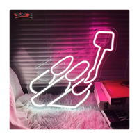 Enseignes lumineuses au néon LED personnalisées pour salon de manucure, salon de coiffure, décoration murale personnalisée, fournitures de fête, enseigne au néon pour bar, entreprise, logo personnalisé